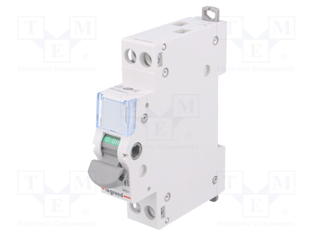 Switch-disconnector; Poles: 2; DIN; 16A; 400VAC; FR300; IP20