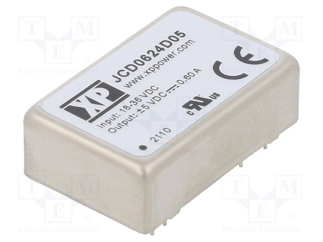 Converter: DC/DC; 6W; Uin: 18÷36V; Uout: 5VDC; Uout2: -5VDC; OUT: 2