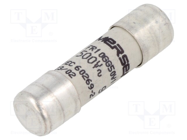 Fuse: fuse; gG; 10A; 500VAC; ceramic; 10x38mm