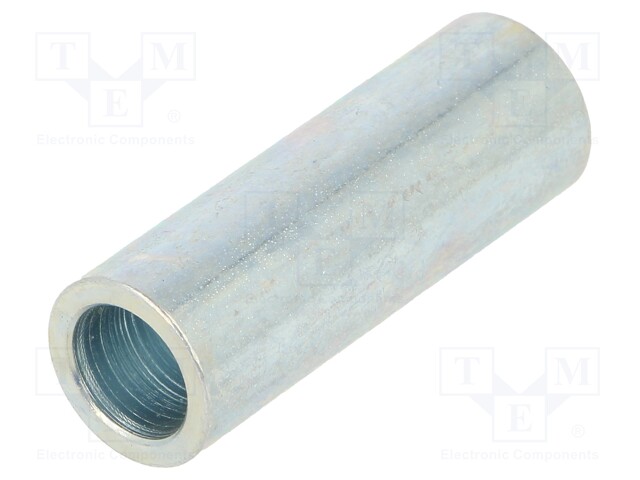 Spacer sleeve; 8.2mm; cylindrical; steel; zinc; Out.diam: 35mm