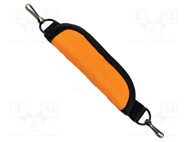 Strap for meters; MIC-2511; orange,grey; metal,fabric