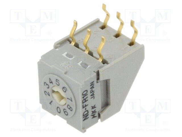 Switch: encoding switch; Pos: 10; 0.1A/5VDC; Poles number: 1