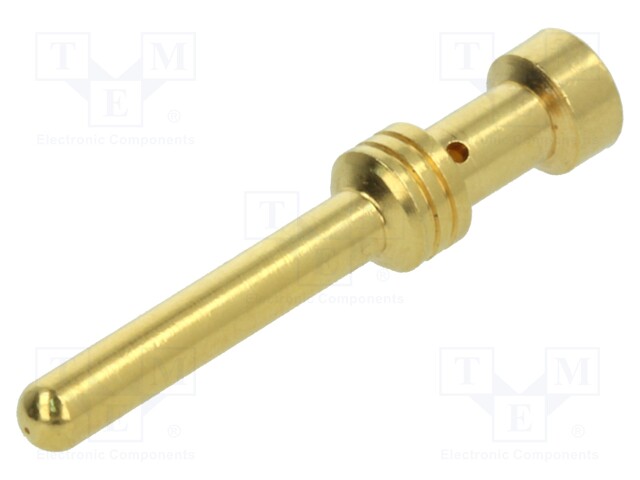 Contact; male; 1.5mm2; 16AWG; Han E HMC; gold-plated; crimped; 16A