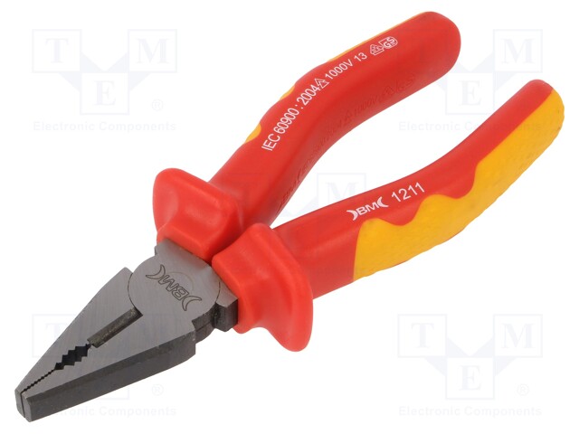 Pliers; insulated,universal; 160mm; Conform to: IEC 60900,VDE