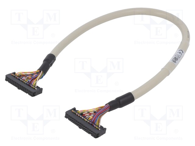 Cable: for industrial modules; Cores: 30; 400mm; IDC-IDC