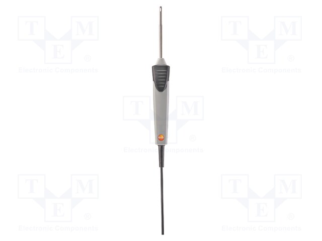 Probe: PT100-type temperature; -50÷400°C; Probe dia: 5mm; <70s