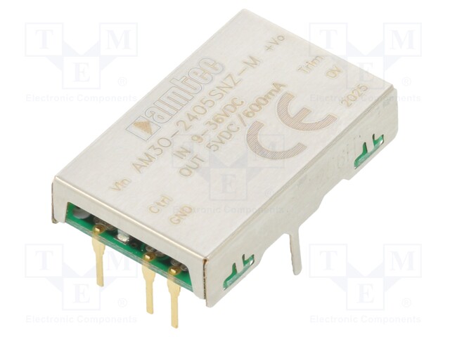 Converter: DC/DC; 3W; Uin: 9÷36V; 5VDC; Iout: 600mA; DIP; 3.5g