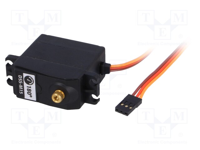 Motor: servo; 4.8÷7.2VDC; standard; analogue; 70g; 54.5x20x47.5mm