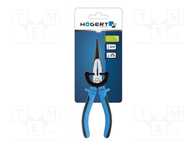 Pliers; universal,elongated; 160mm; Conform to: DIN/ISO 5745