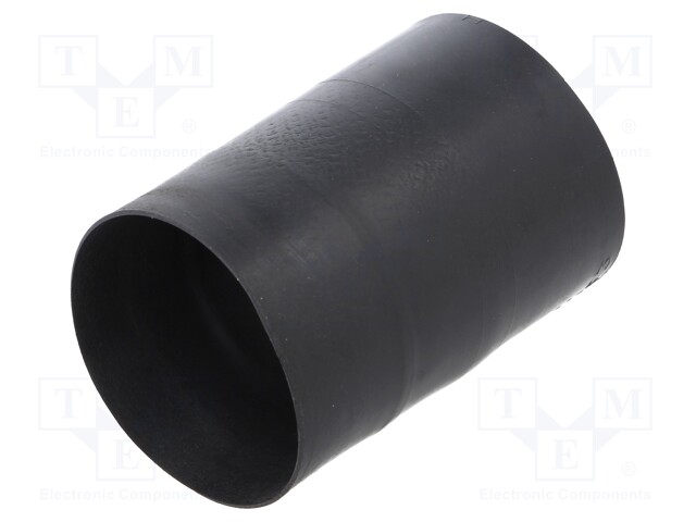 Heat shrink boot; glueless,straight; L: 99.1mm; black; elastomer