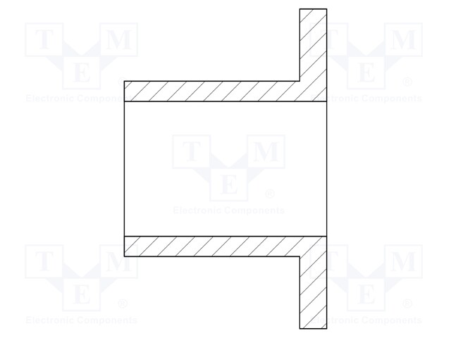 Insulating sleeve; polyamide 66; Øout: 4.3mm; Øint: 3.6mm; UL94V-0