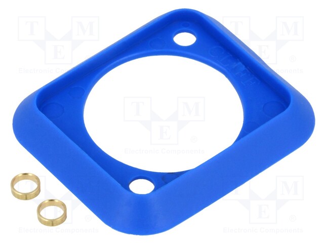 Socket gasket; blue; Case: XLR standard; 19x24mm