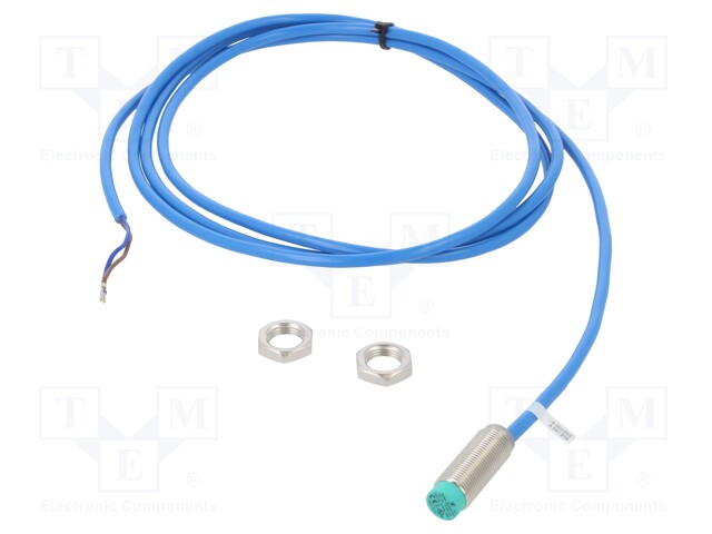 Sensor: inductive; Output conf: NC; 0÷4mm; M12; Connection: lead 2m