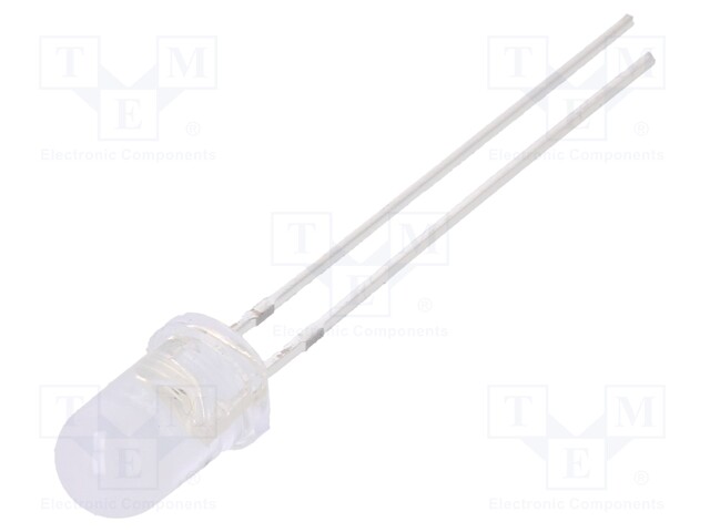 LED; 5mm; orange; 4200÷5800mcd; 100°; 20mA; 1.8÷2.6V; Front: convex