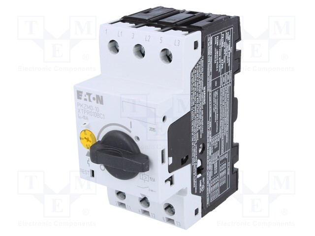 Motor breaker; 4kW; 220÷690VAC; DIN; Overcurrent release: 6.3÷10A