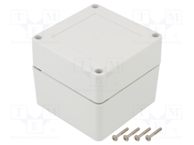 Enclosure: multipurpose; X: 90mm; Y: 90mm; Z: 75mm; ZP; ABS; IP67