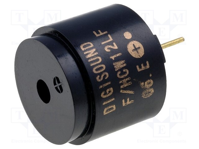 Sound transducer: elektromagnetic alarm; 16mm; Sound level: 85dB