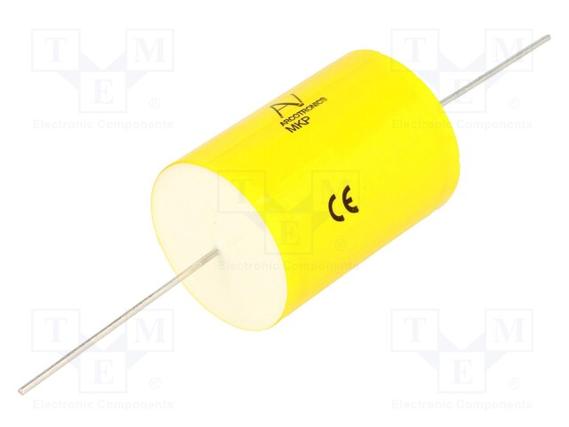 Capacitor: polyester; 0.033uF; Leads: axial; ESR: 25.7mΩ; THT; ±5%