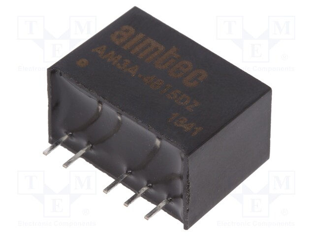 Converter: DC/DC; 3W; Uin: 18÷75V; Uout: 15VDC; Uout2: -15VDC; SIP6