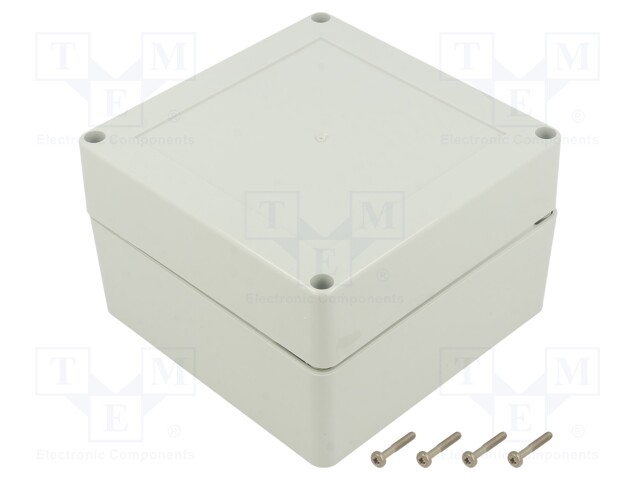 Enclosure: multipurpose; X: 105mm; Y: 105mm; Z: 90mm; ZP; ABS; IP67