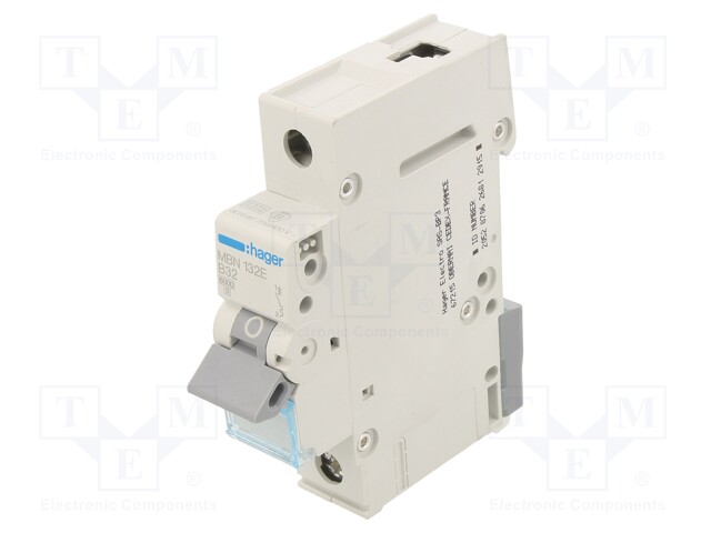 Circuit breaker; 230/400VAC; Inom: 32A; Poles: 1; DIN; Charact: B