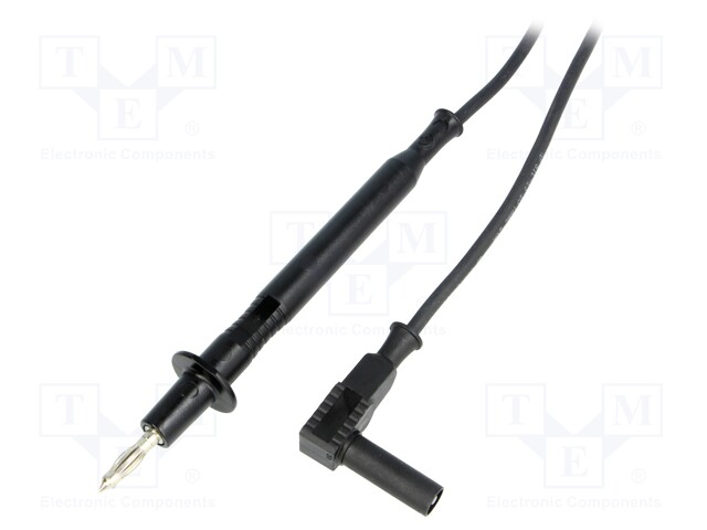 Test lead; 20A; probe tip,banana plug 4mm; with protection