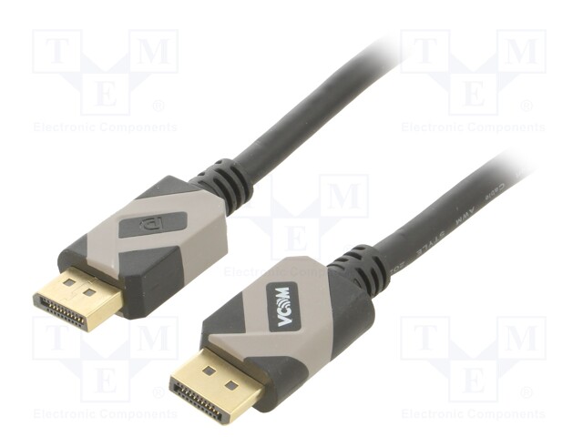 Cable; DisplayPort 1.4,HDCP 2.2; DisplayPort plug,both sides