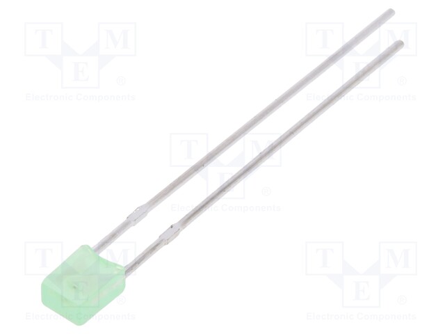 LED; rectangular; 3.2x2x4.15mm; yellow green; 20÷45mcd; 130°; 20mA