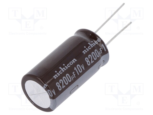 Capacitor: electrolytic; low impedance; THT; 8200uF; 10VDC; ±20%