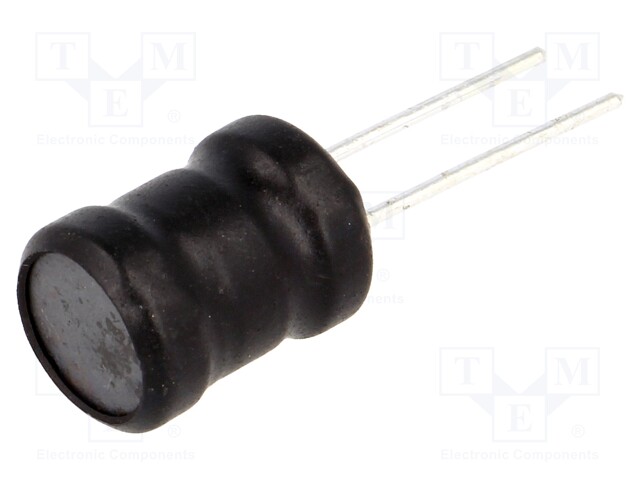 Inductor: wire; THT; 1mH; 450mA; 1.26Ω; ±10%; Ø10.5x13.5mm; vertical