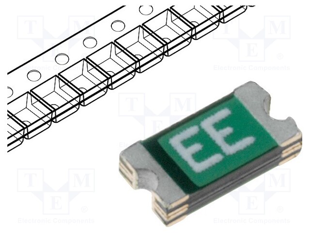 Fuse: PTC polymer; 750mA; Case: 1206