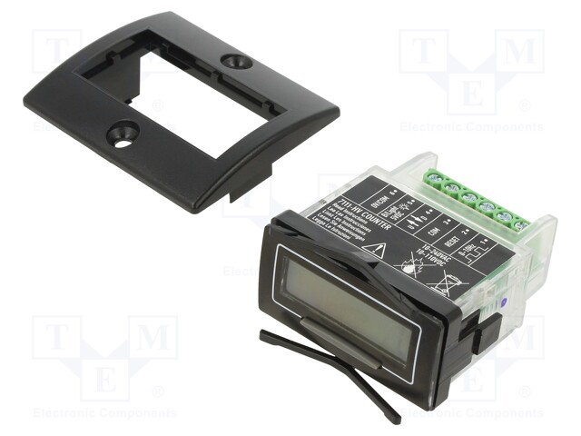 Counter: electronical; LCD,with a backlit; pulses; 99999999; IP65