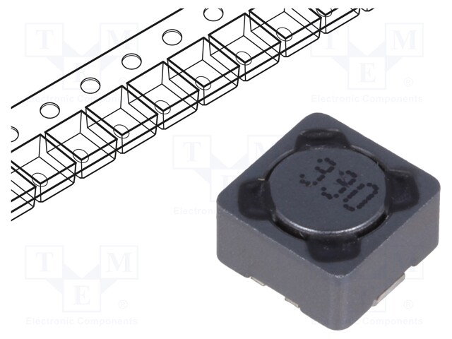 Inductor: wire; SMD; 33uH; 960mA; 170mΩ; 7.3x7.3x4.5mm; ±20%