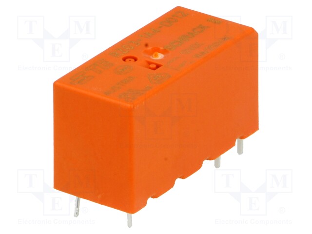 Relay: electromagnetic; SPST-NO; Ucoil: 12VDC; 16A/250VAC; 16A