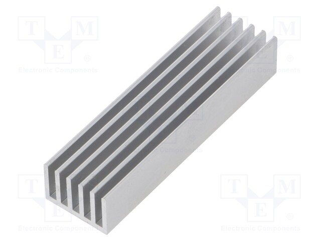 Heatsink: extruded; grilled; aluminium; L: 75mm; W: 21mm; H: 14mm