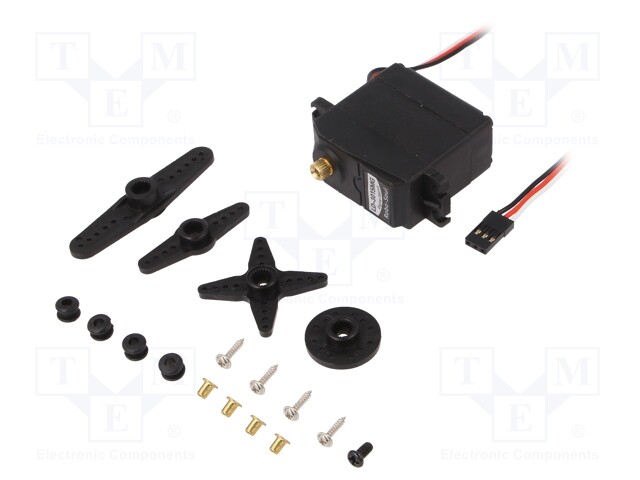 Motor: servo; 6÷7.4VDC; standard; digital; 60g; 40x20x40.5mm; metal