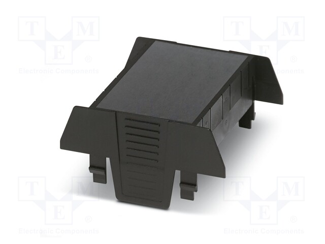 Cover; for enclosures; UL94HB; Series: EH 67,5; Mat: ABS; black