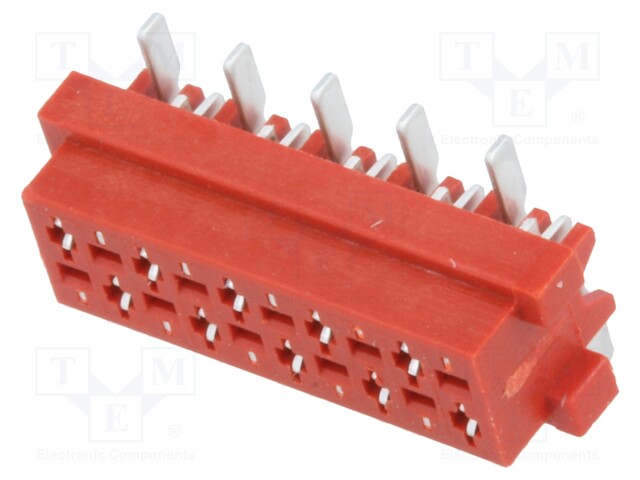 Socket; wire-board; female; PIN: 10; SMT; on PCBs; 30V; 1A; -40÷105°C