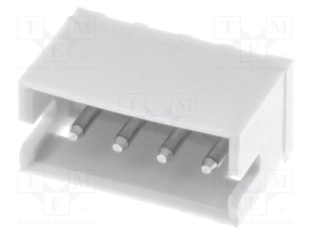 Socket; wire-board; male; ZH; 1.5mm; PIN: 4; THT; 50V; 1A; -25÷85°C