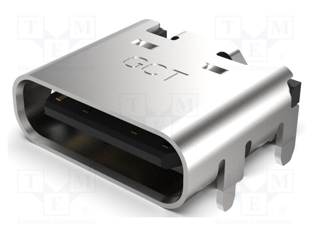 Socket; USB C; SMT