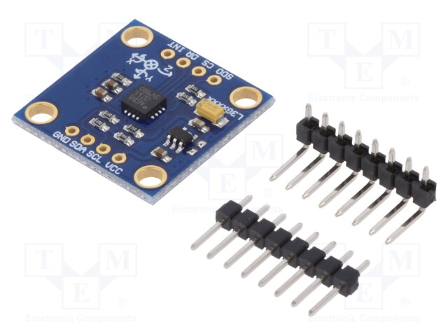 Sensor: position; gyroscope; 2.4÷3.6VDC; I2C,SPI; L3G4200D