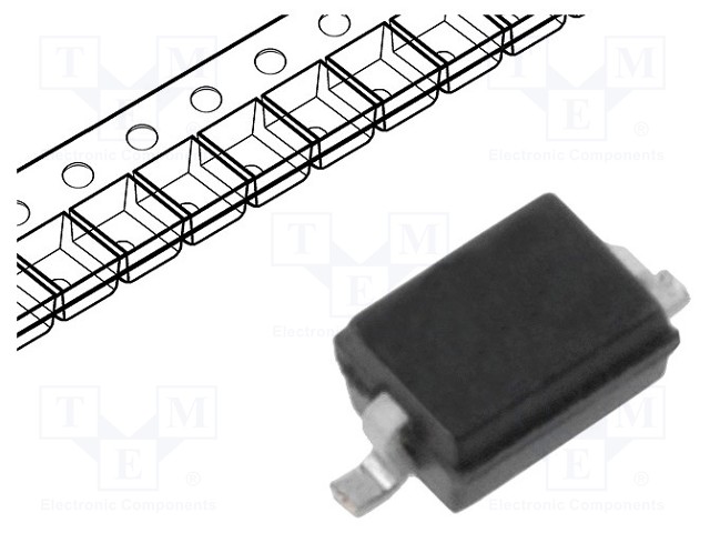 Diode: switching; SMD; 75V; 0.25A; 4ns; SOD323; Ufmax: 1.25V; Ifsm: 2A