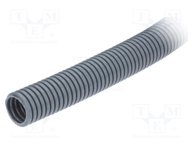 Conduit; ØBraid : 17mm; polyamide; grey; Len: 50m; -40÷120°C