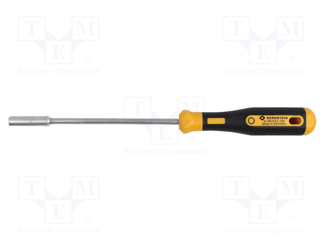 Screwdriver; hex socket; Blade length: 125mm; Overall len: 235mm