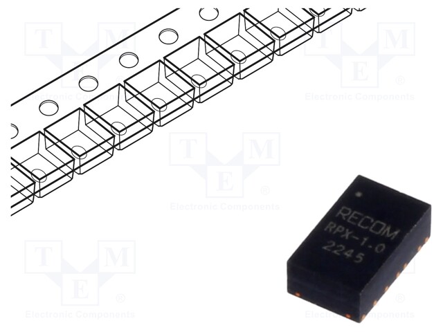 Converter: DC/DC; Uin: 4÷36V; Uout: 800mVDC÷30VDC; Iout: 1A; SMD