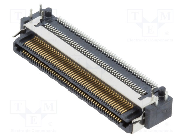 Connector: PCB to PCB; hermaphrodite; PIN: 100; 0.5mm; LSHM; SMT