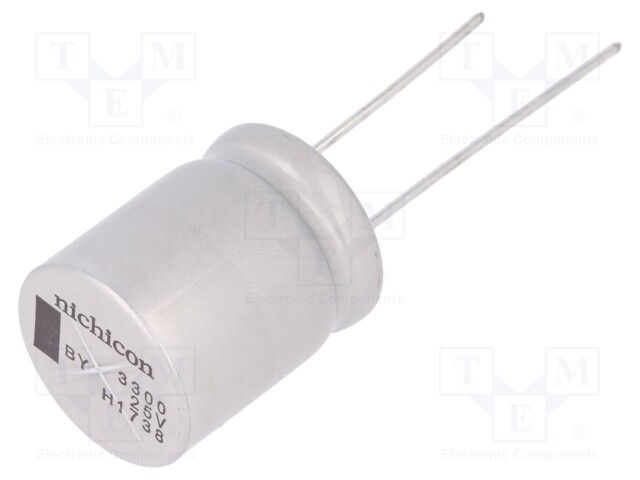 Capacitor: electrolytic; low impedance; 3300uF; 25VDC; ESR: 31mΩ