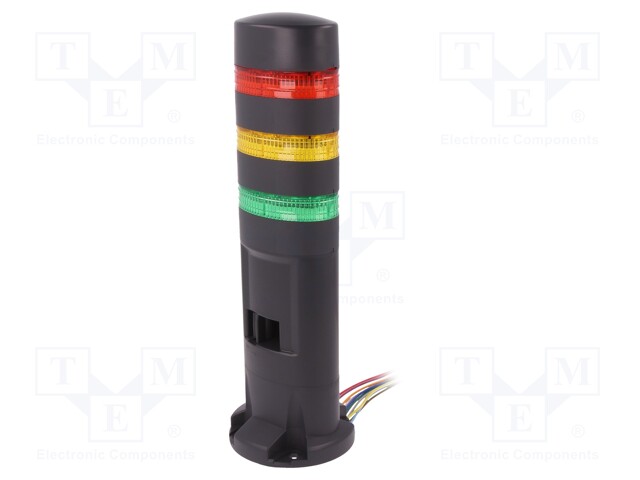 Signaller: signalling column; Colour: red/yellow/green; LED; IP54