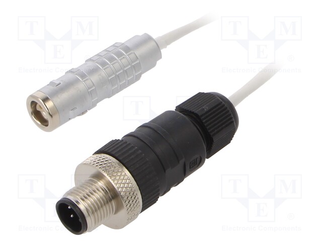 Connection lead; 20m; plug; 0÷230°C; Insulation: teflon; IP68