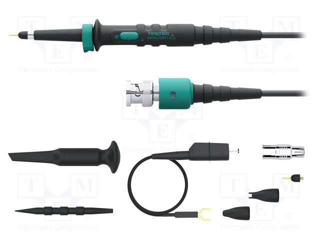 Probe: for oscilloscope; 1.2m; Band: ≤25MHz; Rise time: 14ns